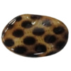 Imitate Animal skins Acrylic Beads, Painted Spray-paint, 30x20mm Hole:1.5mm, Sold by Bag