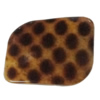 Imitate Animal skins Acrylic Beads, Painted Spray-paint, 29x23mm Hole:1.5mm, Sold by Bag