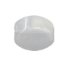Dichroic Solid Acrylic Beads, Flat Drum 18x20mm Hole:1mm, Sold by Bag