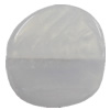 Dichroic Solid Acrylic Beads, Flat Round 30mm Hole:1mm, Sold by Bag
