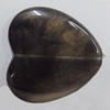 Dichroic Solid Acrylic Beads, Heart 38x28mm Hole:1mm, Sold by Bag