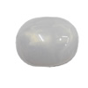 Dichroic Solid Acrylic Beads, Oval 22x18mm Hole:1mm, Sold by Bag