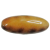 Imitate Animal skins Acrylic Beads, Painted Spray-paint, Oval 33x13mm Hole:3mm, Sold by Bag