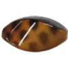 Imitate Animal skins Acrylic Beads, Painted Spray-paint, 26x14mm Hole:2.5mm, Sold by Bag