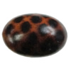 Imitate Animal skins Acrylic Beads, Painted Spray-paint, Oval 30x21mm Hole:2mm, Sold by Bag