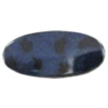 Imitate Animal skins Acrylic Beads, Painted Spray-paint, Flat Oval 37x16mm Hole:1mm, Sold by Bag