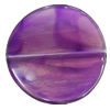 Dichroic Solid Acrylic Beads, Flat Round 35mm Hole:1mm, Sold by Bag