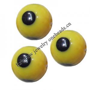 Handmade Solid Acrylic Beads, Round 12mm, Sold by Bag