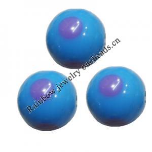 Handmade Solid Acrylic Beads, Round 12mm, Sold by Bag