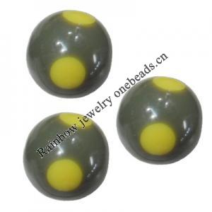 Handmade Solid Acrylic Beads, Round 12mm, Sold by Bag