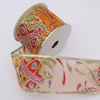 Ribbon Jewelry Printing Satin Ribbon(Christmas), 25mm Length:10 yards, Sold by PC