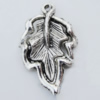Pendant Zinc Alloy Jewelry Findings Lead-free, 17x27mm Hole:1mm Sold by Bag