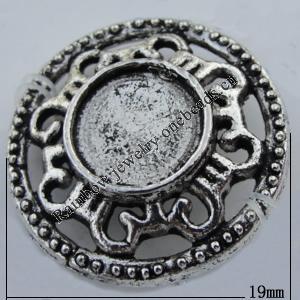 Connector Zinc Alloy Jewelry Findings Lead-free, 19x7mm Hole:1.2mm Sold by Bag