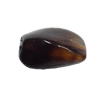 Dichroic Solid Acrylic Beads, Twist Oval 18.5x12mm Hole:2mm, Sold by Bag