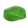 Dichroic Solid Acrylic Beads, Twist Oval 31x22mm Hole:2mm, Sold by Bag