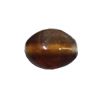 Dichroic Solid Acrylic Beads, Horse Eye 11x8mm Hole:1.5mm, Sold by Bag