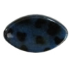 Imitate Animal skins Acrylic Beads, Painted Spray-paint, Horse Eye 24x15mm Hole:1mm, Sold by Bag