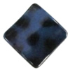 Imitate Animal skins Acrylic Beads, Painted Spray-paint, Diamond 29mm Hole:1mm, Sold by Bag