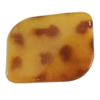 Imitate Animal skins Acrylic Beads, Painted Spray-paint, 29x23mm Hole:1mm, Sold by Bag