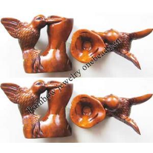 Hand-carved Boxwood Netsuke Bird,2-inch, Sold by PC