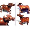 Hand-carved Boxwood Netsuke Standing Oxen,2-inch, Sold by PC