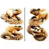 Hand-carved Netsuke Japanese Boxwood Squirrel,2-inch, Sold by PC 