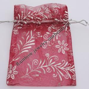 Organza Gift Jewelry Bag, 70x90mm Sold by Bag