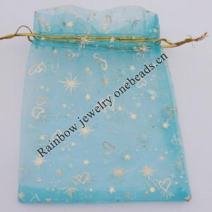 Organza Gift Jewelry Bag, 70x90mm Sold by Bag