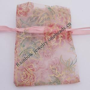 Organza Gift Jewelry Bag, 70x90mm Sold by Bag