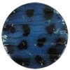 Imitate Animal skins Acrylic Beads, Painted Spray-paint, Flat Round 35mm Hole:1mm, Sold by Bag