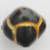 Imitation Wood Acrylic Beads, 12.5x13mm Hole:2mm, Sold by Bag 