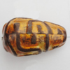 Imitation Wood Acrylic Beads, 26x15mm Hole:3mm, Sold by Bag 