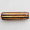 Imitation Wood Acrylic Beads, Tube 26x8mm Hole:2.5mm, Sold by Bag 