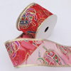 Ribbon Jewelry Printing Satin Ribbon(Christmas), 25mm Length:10 yards, Sold by PC