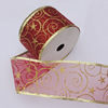 Ribbon Jewelry Printing Satin Ribbon(Christmas), 60mm Length:10 yards, Sold by PC