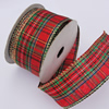 Ribbon Jewelry Printing Satin Ribbon(Christmas), 38mm Length:10 yards, Sold by PC