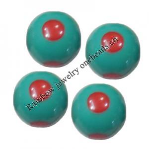 Handmade Solid Acrylic Beads, Round 12mm, Sold by Bag