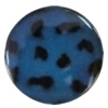 Imitate Animal skins Acrylic Beads, Painted Spray-paint, Flat Round 32mm Hole:1.5mm, Sold by Bag