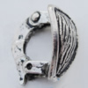 Zinc Alloy Clasp Lead-free, 11.5x12mm Hole:6mm Sold by Bag