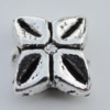 Bead Zinc Alloy Jewelry Findings Lead-free, 7x2mm, Hole:1mm, Sold by Bag