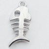 Pendant Zinc Alloy Jewelry Findings Lead-free, 28x14mm Hole:2.5mm, Sold by Bag