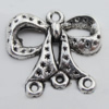 Connector Zinc Alloy Jewelry Findings Lead-free, 22x22mm Hole:1mm, Sold by Bag