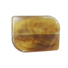 Dichroic Solid Acrylic Beads, 43x32mm Hole:2mm, Sold by Bag