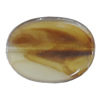 Dichroic Solid Acrylic Beads, Twist Flat Oval 29x21mm Hole:2.5mm, Sold by Bag
