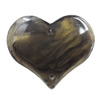 Dichroic Solid Acrylic Conneutors, Heart 43.5x38mm, Sold by Bag