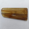 Dichroic Solid Acrylic Beads, Nugget 54x27mm Hole:2.5mm, Sold by Bag