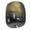 Dichroic Solid Acrylic Beads, Oval 15x14mm Hole:2mm, Sold by Bag