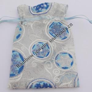 Organza Gift Jewelry Bag, 70x90mm Sold by Bag