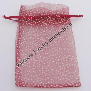 Organza Gift Jewelry Bag, 70x90mm Sold by Bag