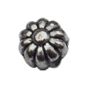 Bead Zinc Alloy Jewelry Findings Lead-free, 5mm Hole:1mm, Sold by Bag